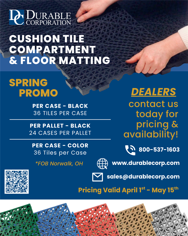 Spring Promo: Cushion Tile Compartment & Floor Matting